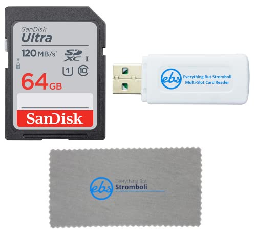 SanDisk 64GB SD Ultra Memory Card Bundle