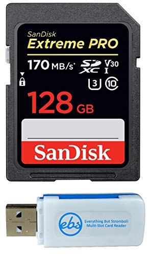 SanDisk Extreme Pro Memory Card with Everything But Stromboli Combo Reader