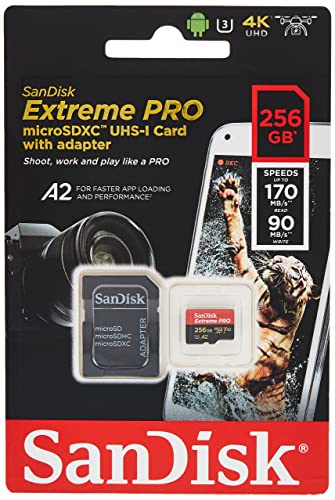 SanDisk Extreme Pro Micro SDXC Memory Card (256GB)