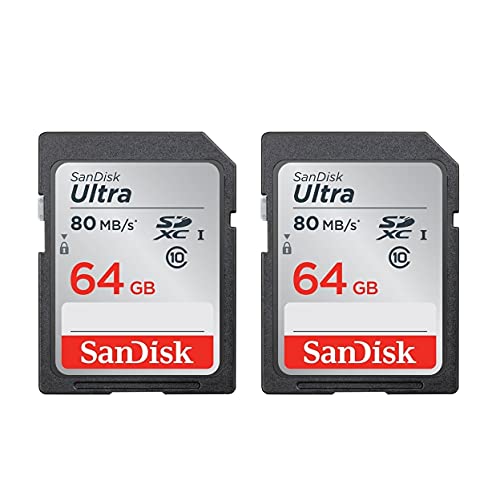 SanDisk Ultra 64GB Memory Card 2‑pack
