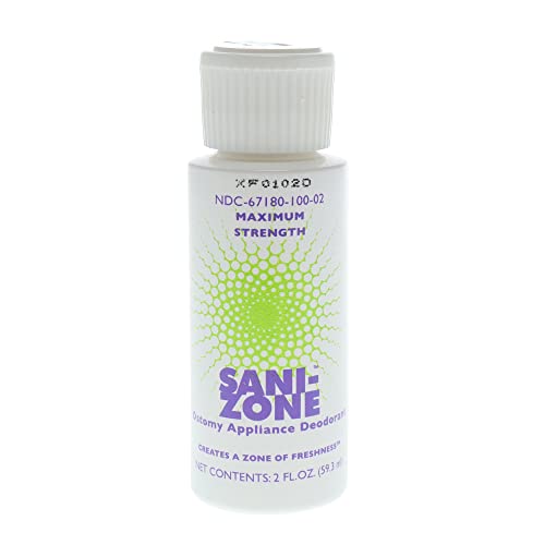 Sani-Zone Maximum Strength Ostomy Deodorant Bottle
