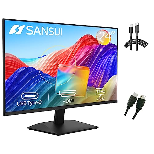 SANSUI Monitor - Budget-Friendly Full HD PC Monitor with Excellent Picture Quality