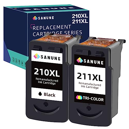 SANUNE Remanufactured Ink Cartridges for Canon Printers