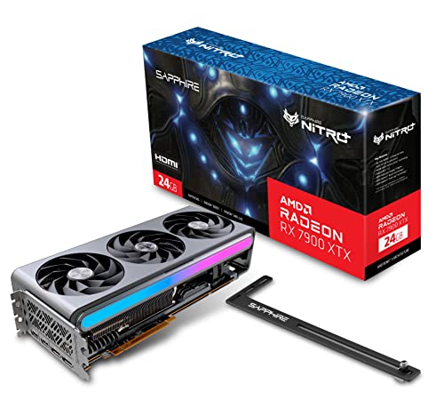 Sapphire 11322-01-40G Nitro+ AMD Radeon RX 7900 XTX Vapor-X Gaming Graphics Card with 24GB GDDR6, AMD RDNA 3