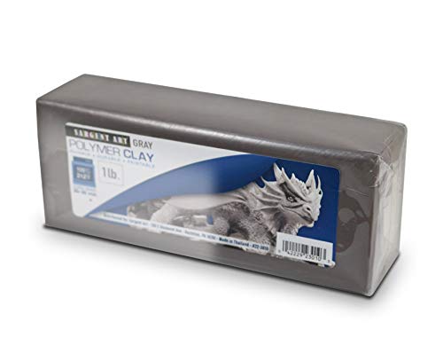 Sargent Art Polymer Gray Baking Clay