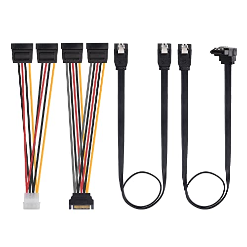 SATA III Data Cable and Power Cable Kit