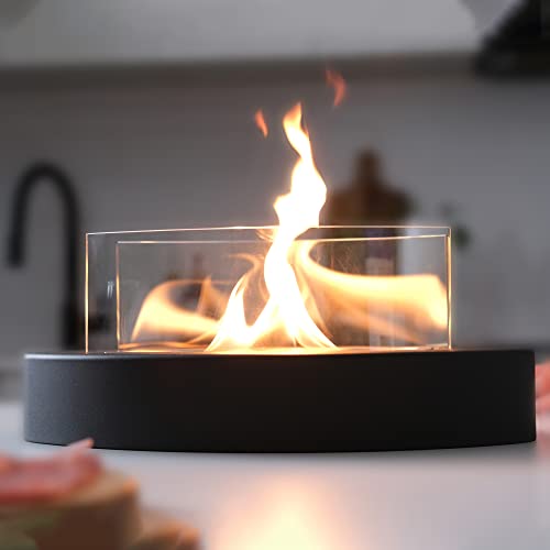 SAVGE Tabletop Fire Pit - Long Burn Duration, Stylish Design, and Safe Heat Dispersion