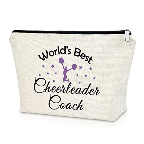 Sazuwu Cheerleader Coach Gifts for Women Makeup Bag