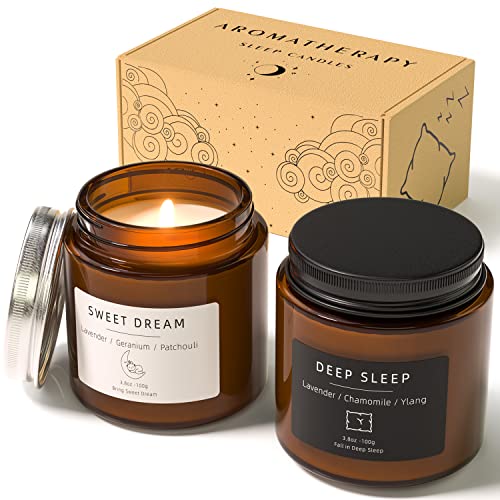 Scented Candles for Stress Relief and Sleep