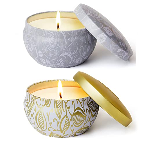 Scented Candles Set for Stress Relief and Aromatherapy