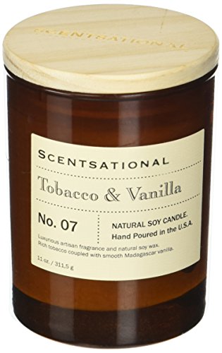 Scentsational Apothecary-Tobacco & Vanilla Candle