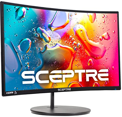 Sceptre 27" Curved LED Monitor with Build-In Speakers
