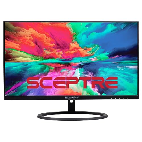 Sceptre IPS 27 Inch 2K 2560 x 1440p QHD 75Hz DisplayPort HDMI 99% sRGB Build-in Speakers Machine Black (E275W-QPT)