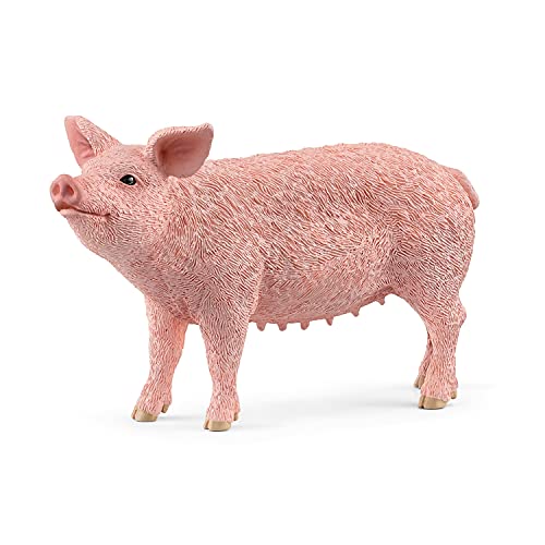Schleich Farm World Pig Toy Figurine