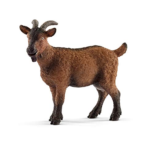 Schleich Farm World, Realistic Farm Animal Toys for Kids Ages 3 and Above, Goat Toy Figurine