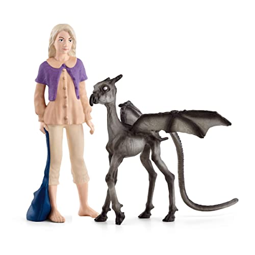 Schleich Harry Potter Luna Lovegood & Thestral Figurine Set