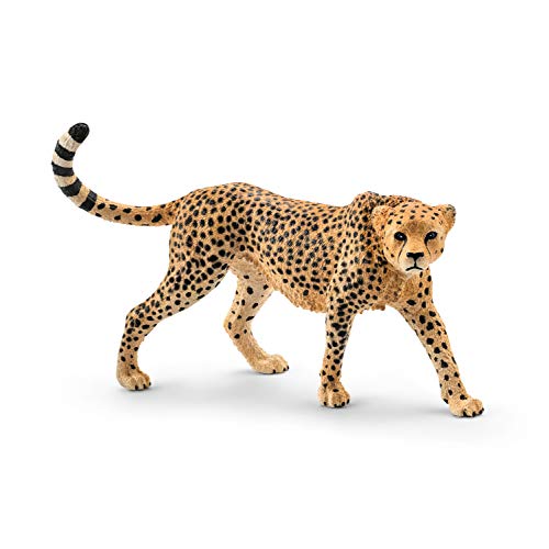 Schleich Wild Life, Animal Figurine, Animal Toys for Boys and Girls 3-8 years old, Female Cheetah