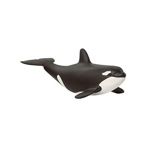 Schleich Wild Life Baby Orca Whale Toy Figurine