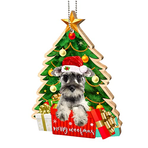 Schnauzer Dog Ornaments Christmas Tree