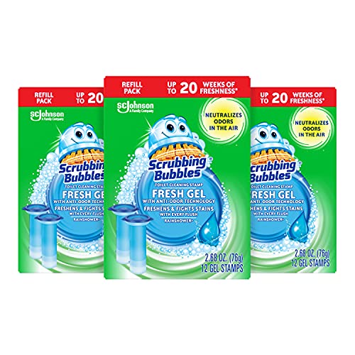 Scrubbing Bubbles Fresh Gel Toilet Cleaning Stamp Refill