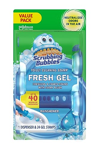 Scrubbing Bubbles Toilet Gel Stamps, Fresh Gel Toilet Cleaning Stamps