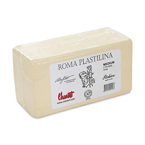 Sculpture House Roma Plastilina Modeling Material white No. 2 - Medium