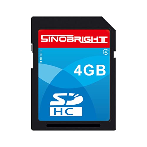 SD Card 4GB SDHC Class 4 Flash Memory Card 4 GB Digital Camera Cards 1Pack