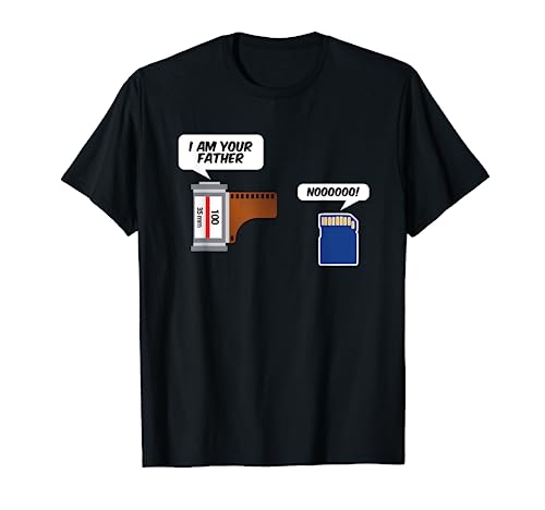 SD Card and Camera film funny photographer t-shirt