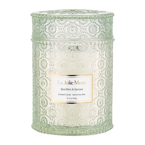 Sea Mint & Spruce Scented Candle