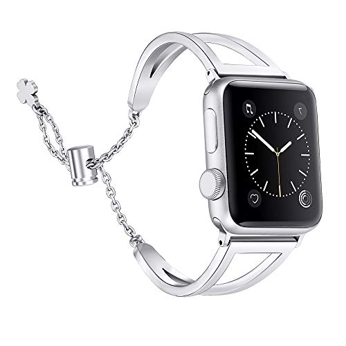 Secbolt Apple Watch Band - Silver Metal Bracelet