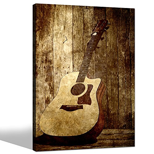 sechars Acoustic Guitar Canvas Art