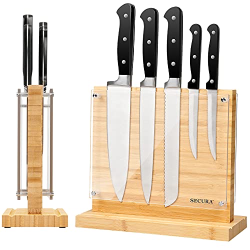 Secura Double Side Magnetic Knife Block