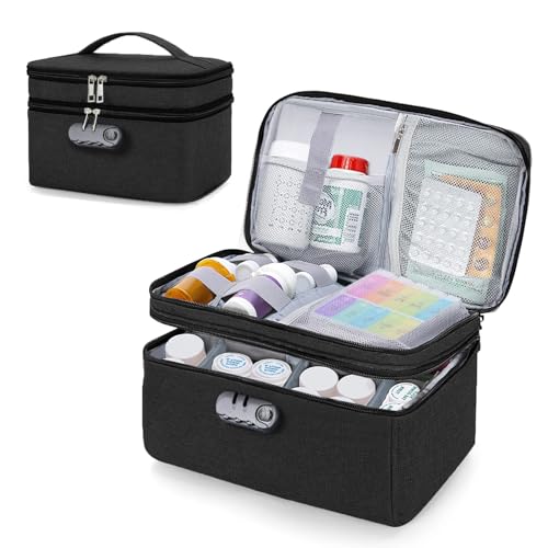 Secure and Organized Medicine Organizer Bag