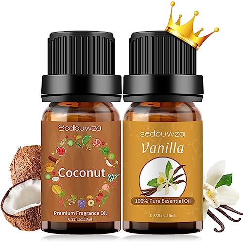 Sedbuwza Vanilla & Coconut Essential Oil Gift Set