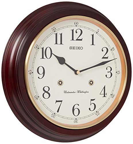Seiko 12 Inch Wall Clock with Chimes