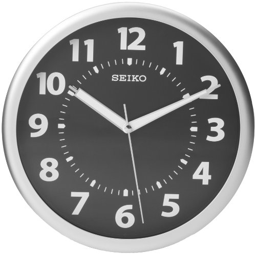 Seiko Silver-Tone Wall Clock