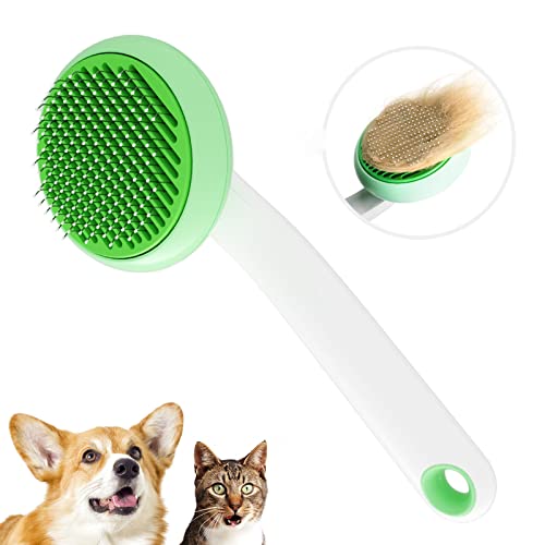 Self Cleaning Cat Brush for Shedding