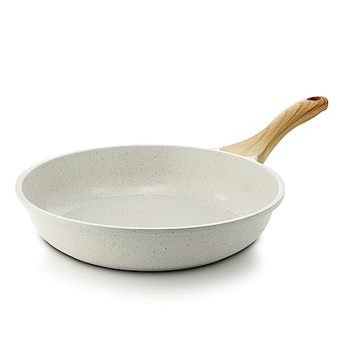 SENSARTE Ceramic Frying Pan Skillet, 9.5 Inch Omelet Pan