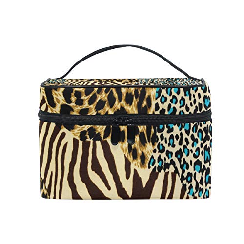 senya Animal Print Cosmetic Bag: Stylish and Functional Travel Organizer