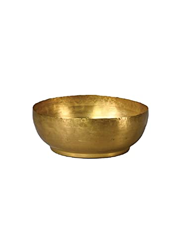 Serene Spaces Living Antique Brass Decorative Bowl