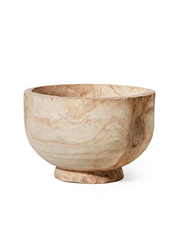 Serene Spaces Living Wood Decorative Bowl