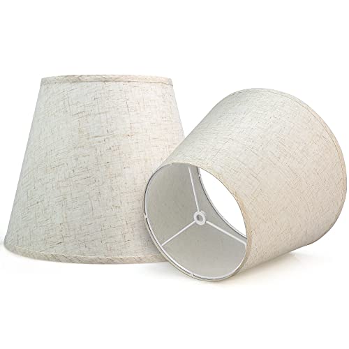 Set of 2 Drum Fabric Lamp Shades