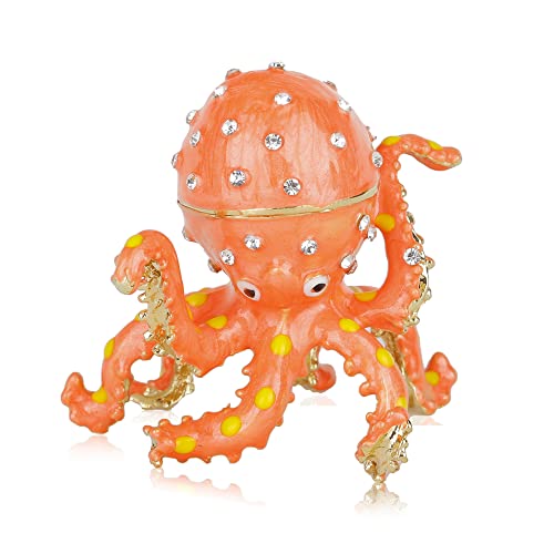 SEVENBEES Pink Octopus Trinket Box