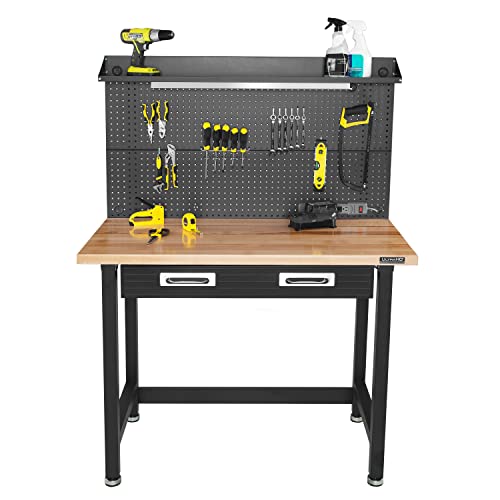 Seville Classics UltraHD Workcenter with Pegboard