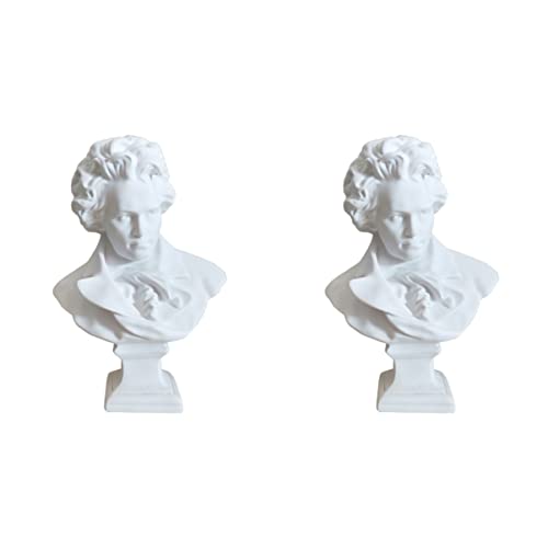 SEWACC Bust Charactar Craft Nordic Beethoven Character Figurines