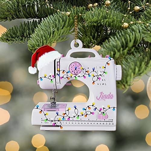 Sewing Machine Christmas Ornament
