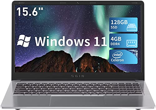 SGIN Laptop 15.6 Inch with Windows 11