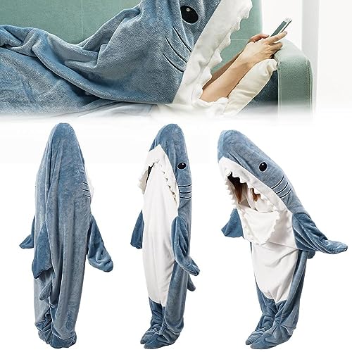 Shark Blanket Adult, Cute Shark Blanket Hoodie