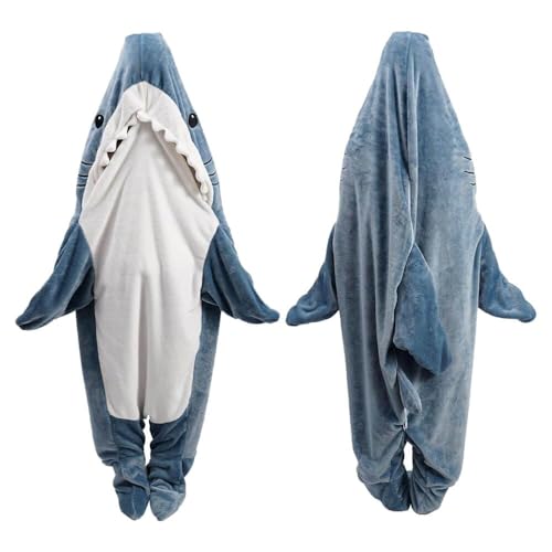 Shark Blanket Hoodie Adult