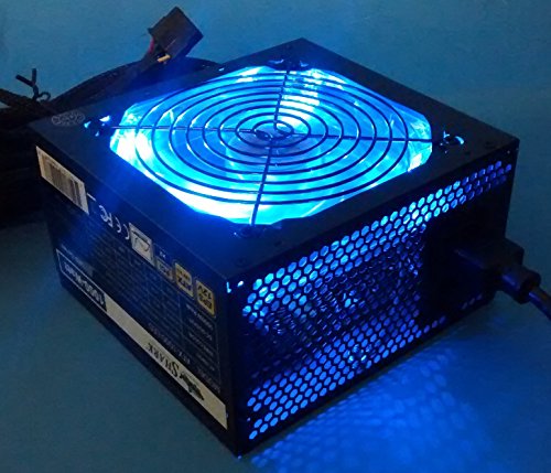 SHARK TECHNOLOGY® ATX-1000-LED Silent 1000W 120mm Blue LED Fan Active PFC Dual PCI-E Gaming PC ATX Power Supply